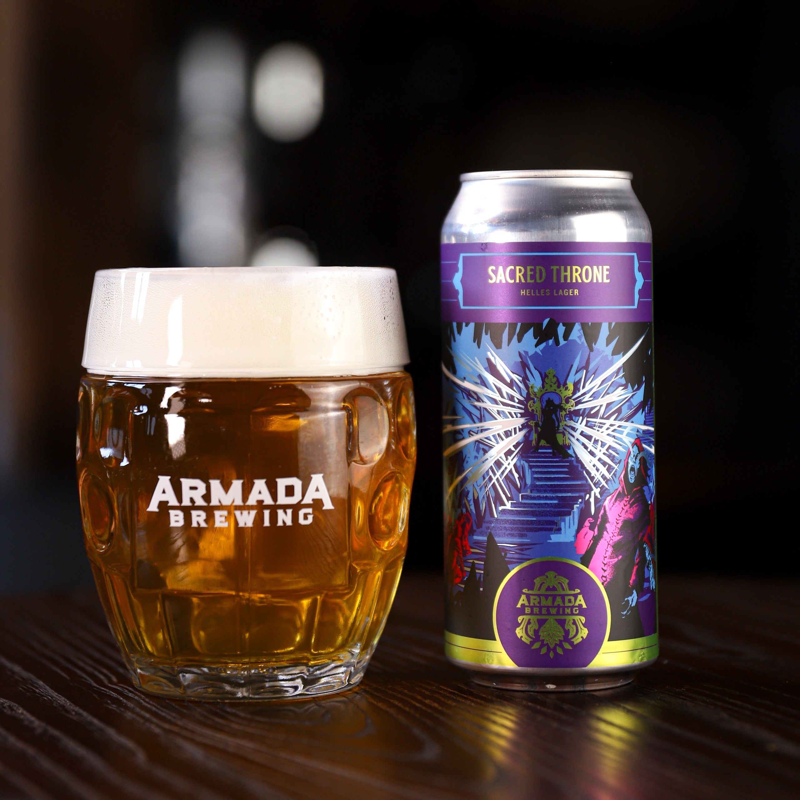 Sacred Throne 16oz Cans Armada Brewing