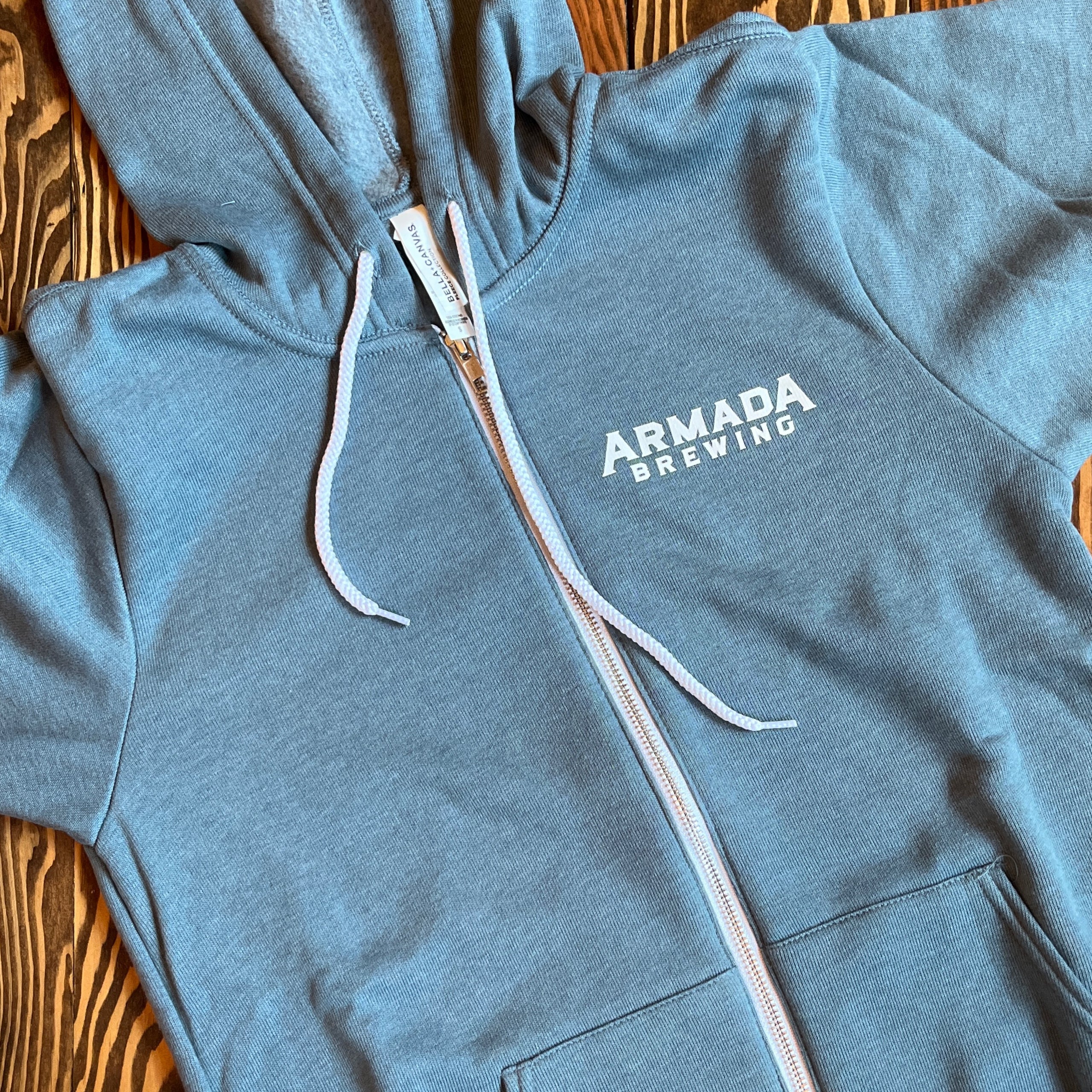 Sponge Fleece Full Zip Up Hoodie | Armada Brewing